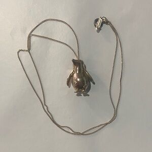 Tiffany & Co. Silver Penguin Necklace